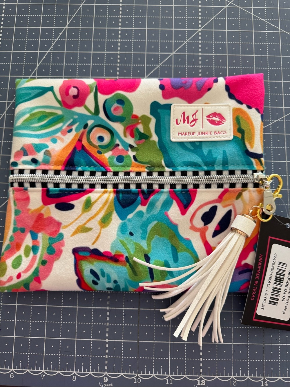 Makeup Junkie small zipper bag. NWT!!